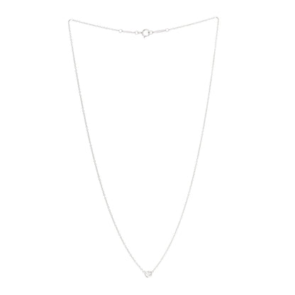 Tiffany Platinum Diamond .15ct Elsa Peretti Diamonds by the Yard Pendant Necklace 3 of 5