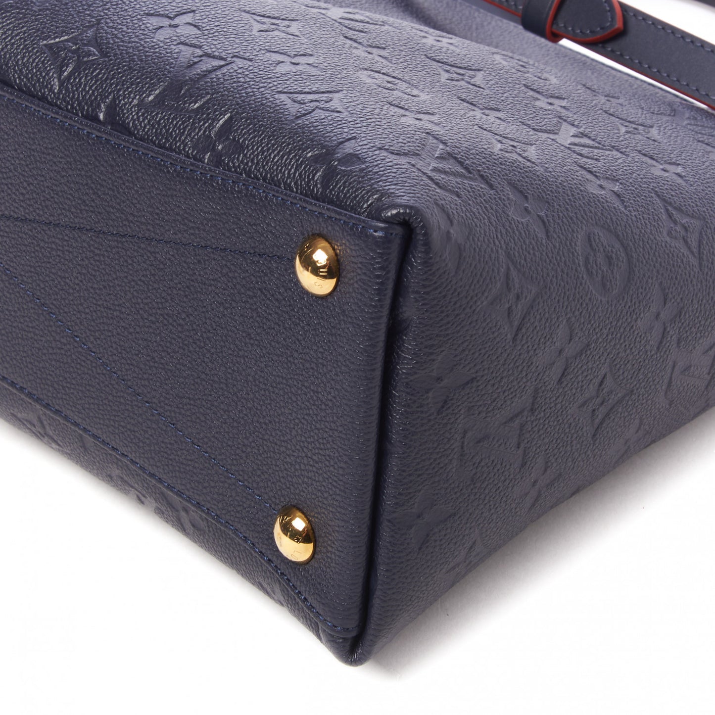 Empreinte V Tote MM Marine Rouge