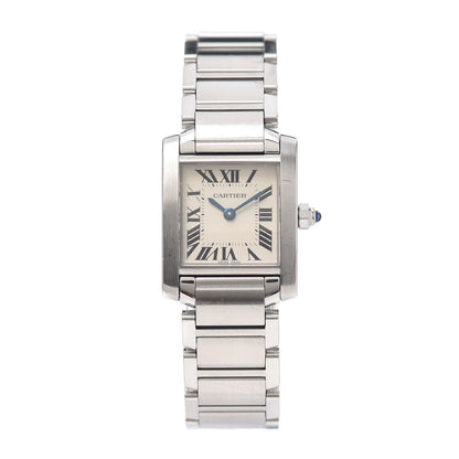 Cartier Stainless Steel 20mm Tank Francaise Quartz Watch 1 of 6