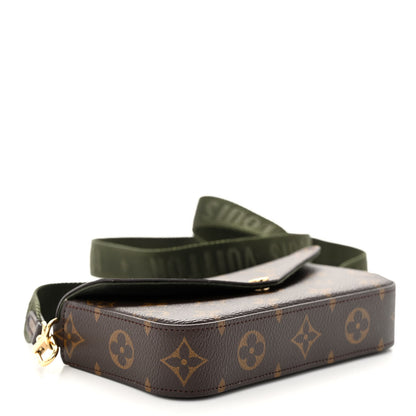 Louis Vuitton Monogram Felicie Strap & Go Kaki 4 of 10