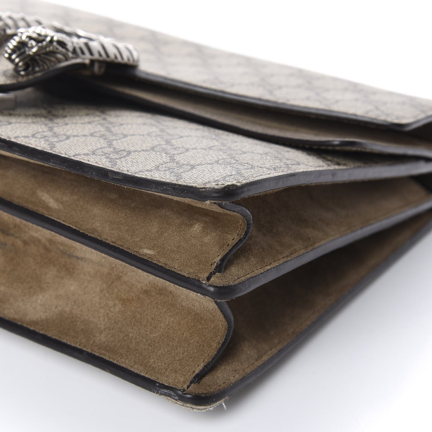 GG Supreme Monogram Medium Dionysus Shoulder Bag Taupe