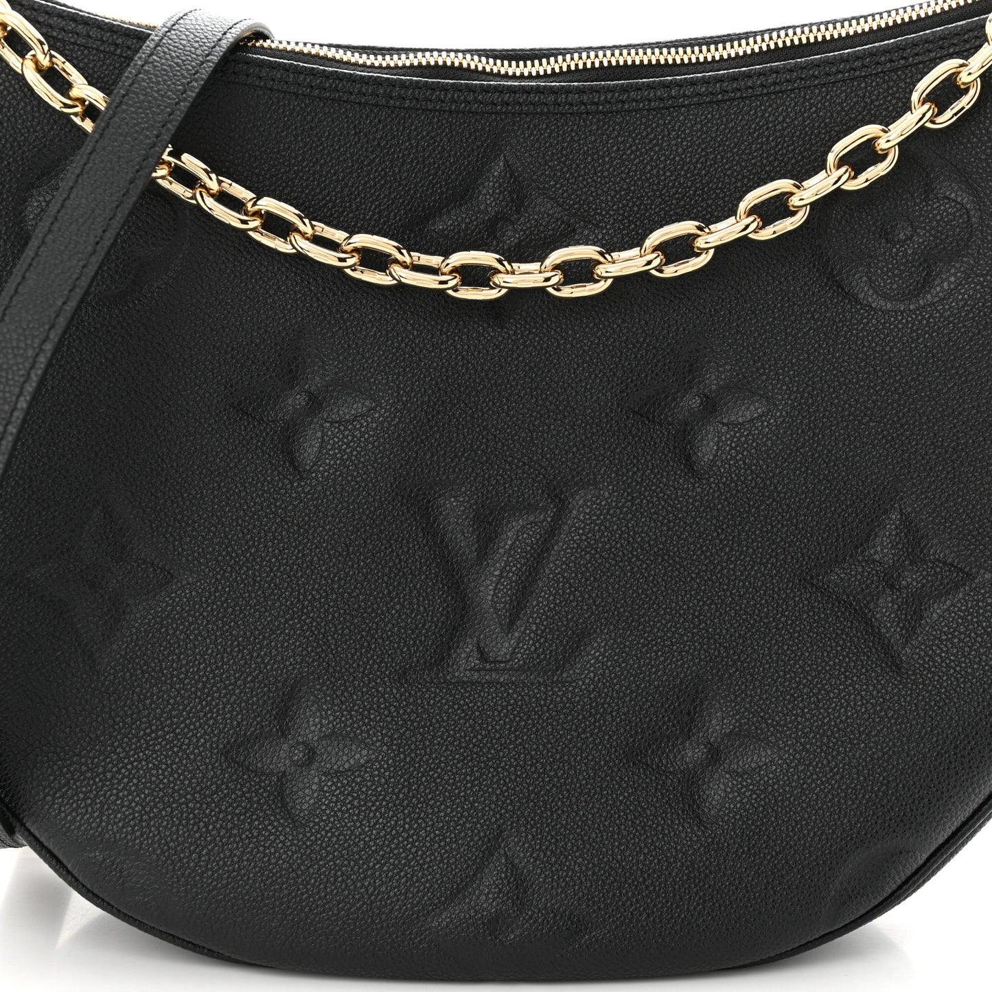 Empreinte Monogram Giant Loop Hobo Black