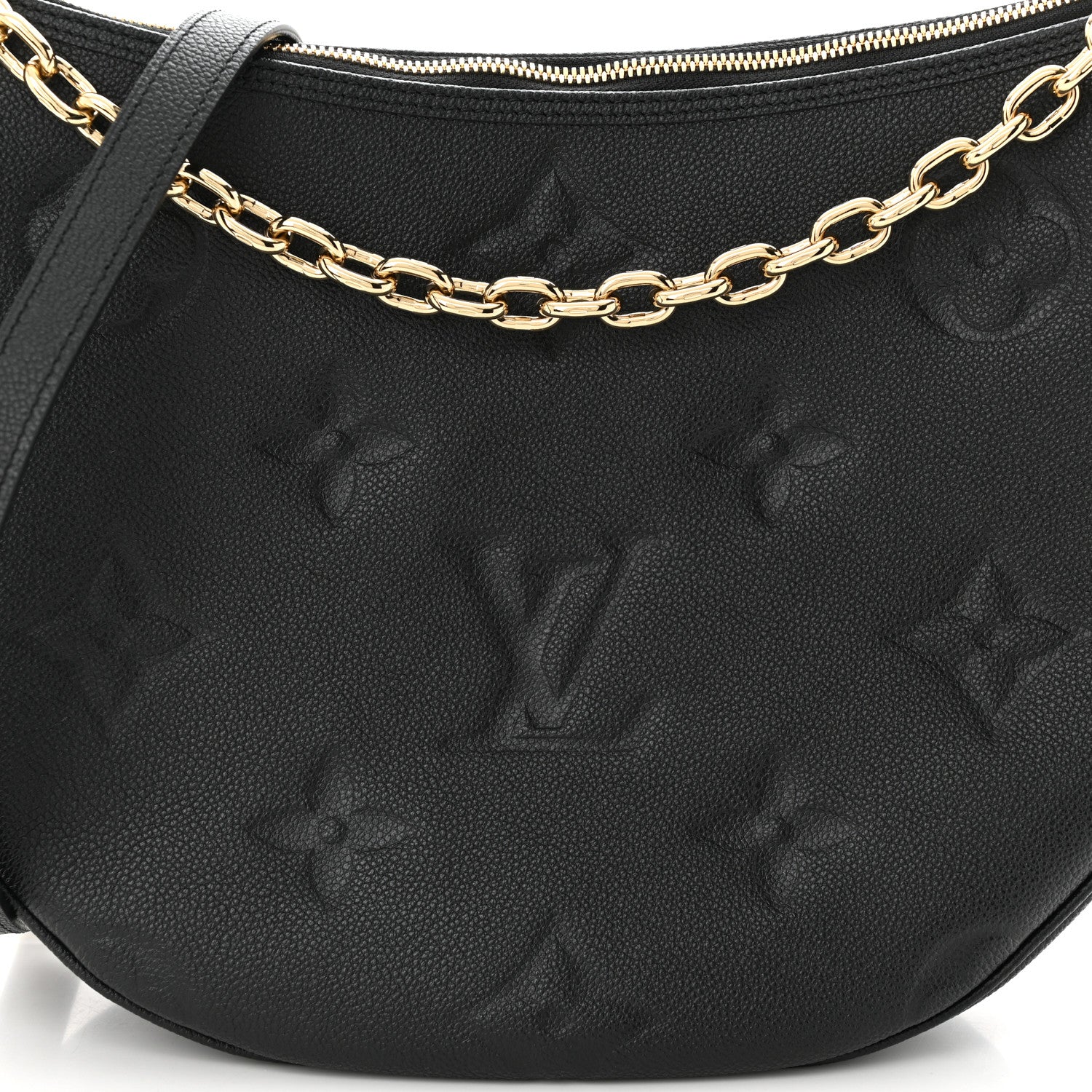 Louis Vuitton Empreinte Monogram Giant Loop Hobo Black 8 of 11