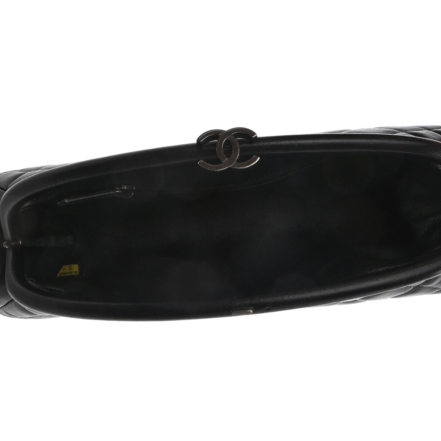 Lambskin Quilted Timeless Clutch Black