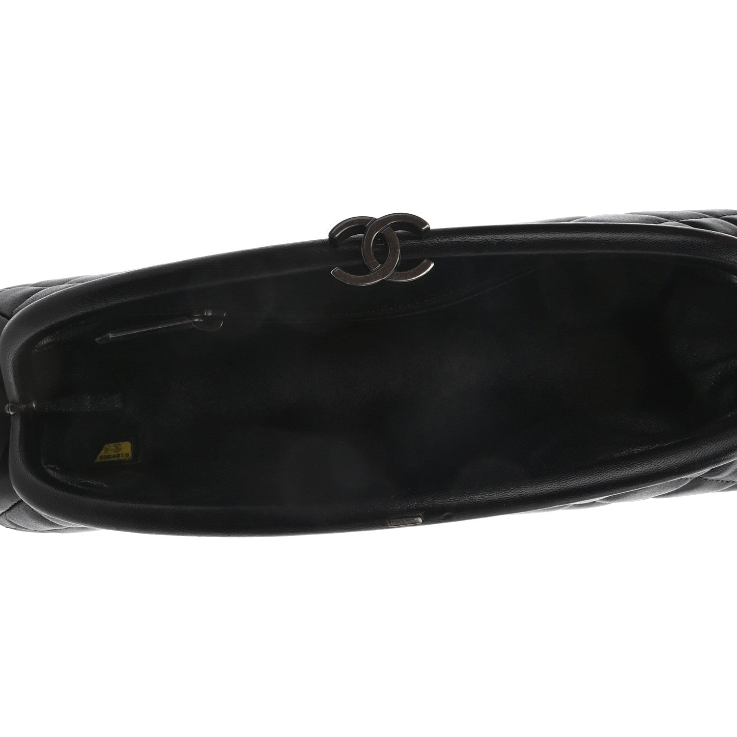 Chanel Lambskin Quilted Timeless Clutch Black 5 of 8