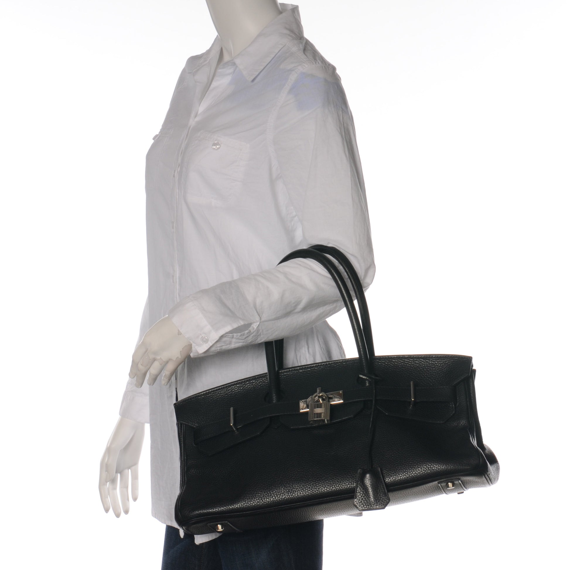 Hermes Taurillon Clemence JPG Birkin 42 Black 2 of 9