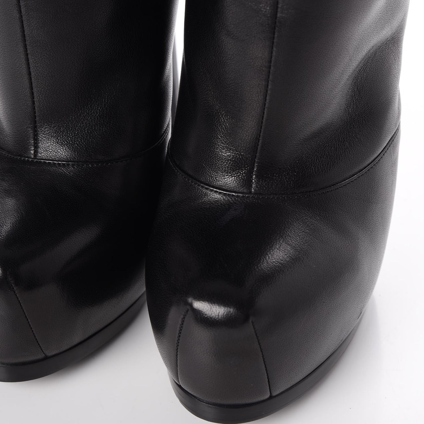 Nappa Shearling Tribtoo 105 Platform Boots Black