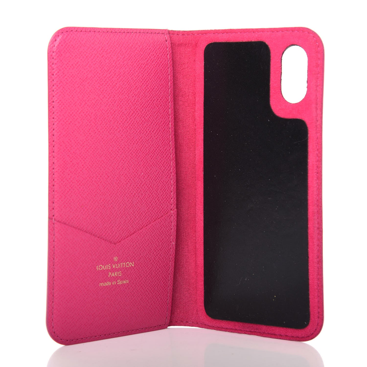Louis Vuitton Monogram iPhone X Folio Case Rose Pop 5 of 8