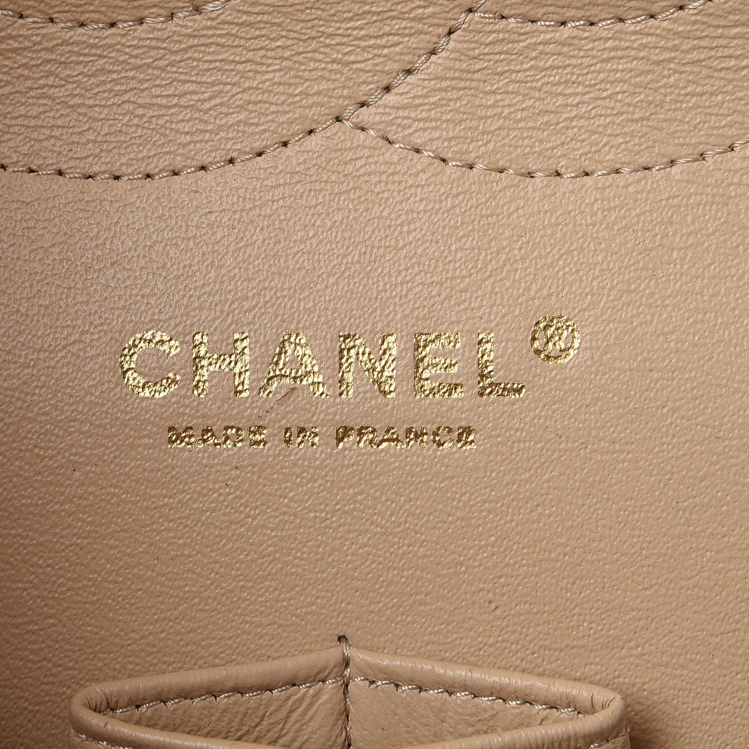Chanel Caviar Quilted Jumbo Double Flap Beige Clair 7 of 14
