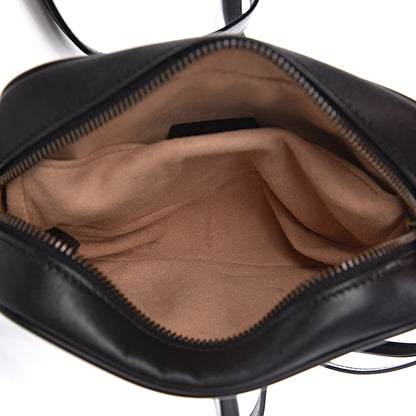 Gucci Calfskin Matelasse Mini GG Marmont Chain Shoulder Bag Black 5 of 10