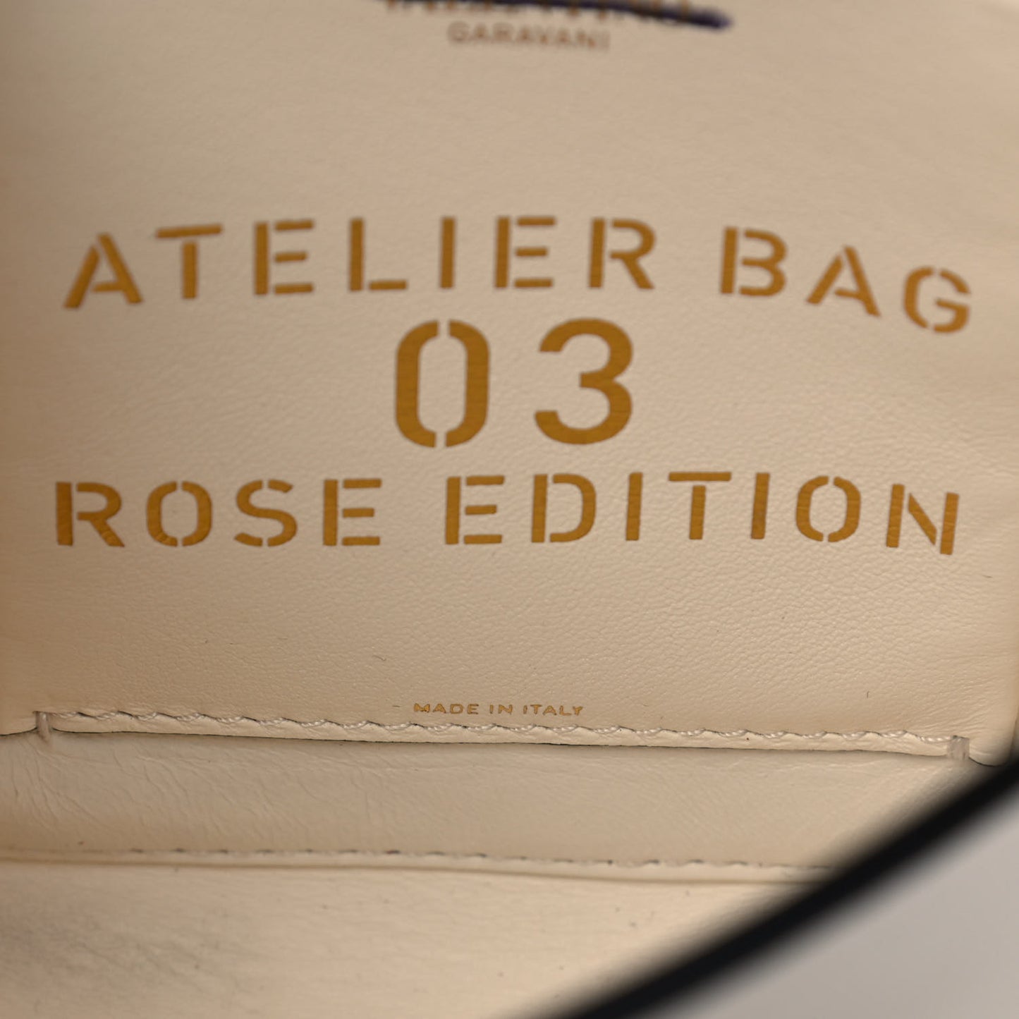 Nappa Atelier 03 Rose Edition Small Flap Crossbody Bag Ivory