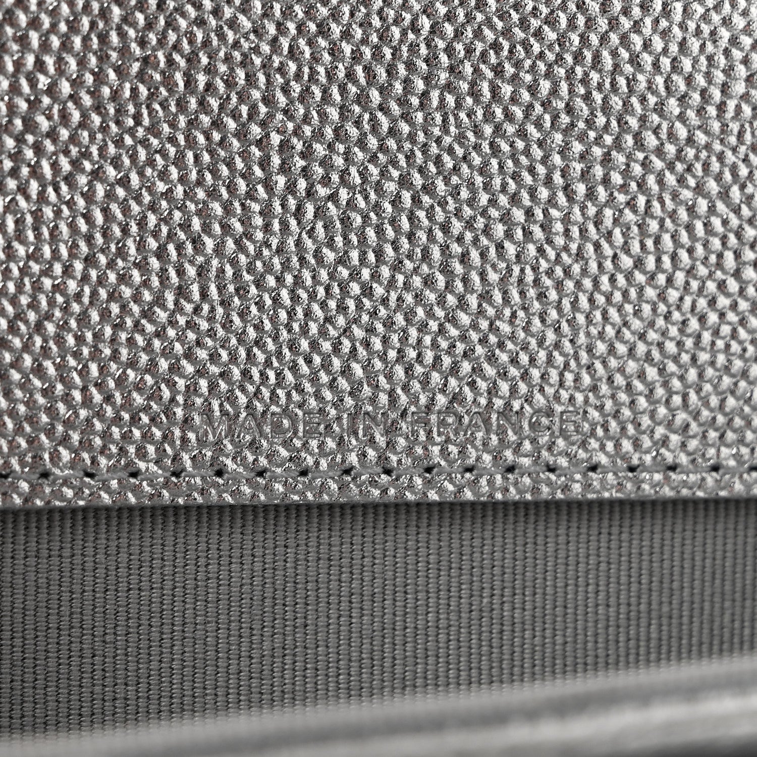 Chanel Glittered Metallic Caviar Quilted Flap Card Holder Wallet Silver 7 of 9