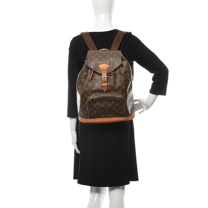 Louis Vuitton Monogram Montsouris GM Backpack 2 of 14