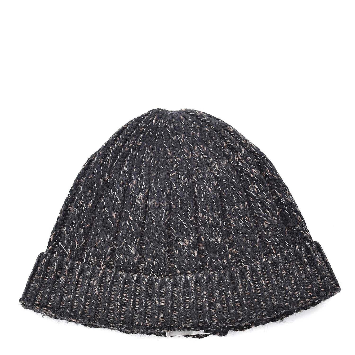 Chanel Cashmere Blend CC Beanie Hat Black Multicolor 1 of 5