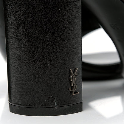 Saint Laurent Calfskin LouLou Mules 39 Black 4 of 6