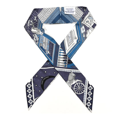 Hermes Silk Objets De Curiosite Twilly 1 of 4
