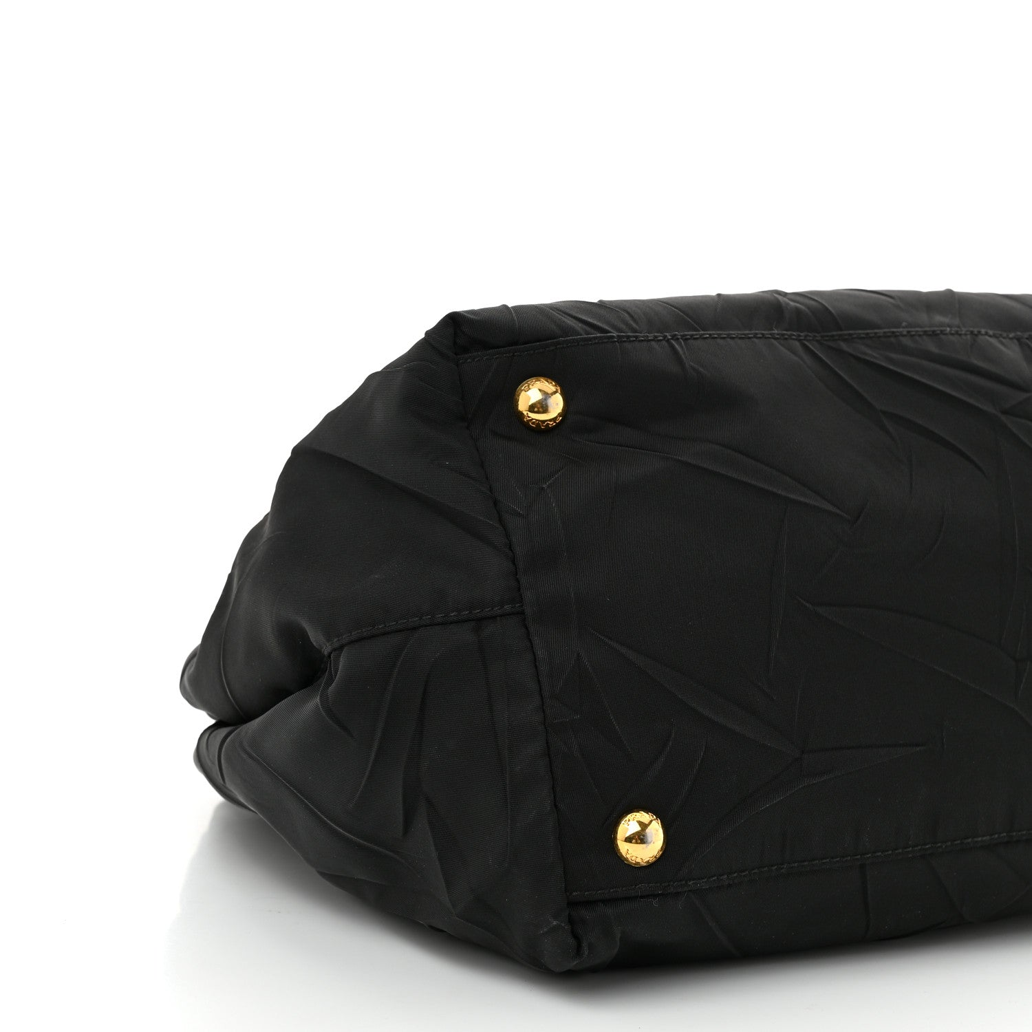 Prada Tessuto Nylon Tassel Tote Black 9 of 11