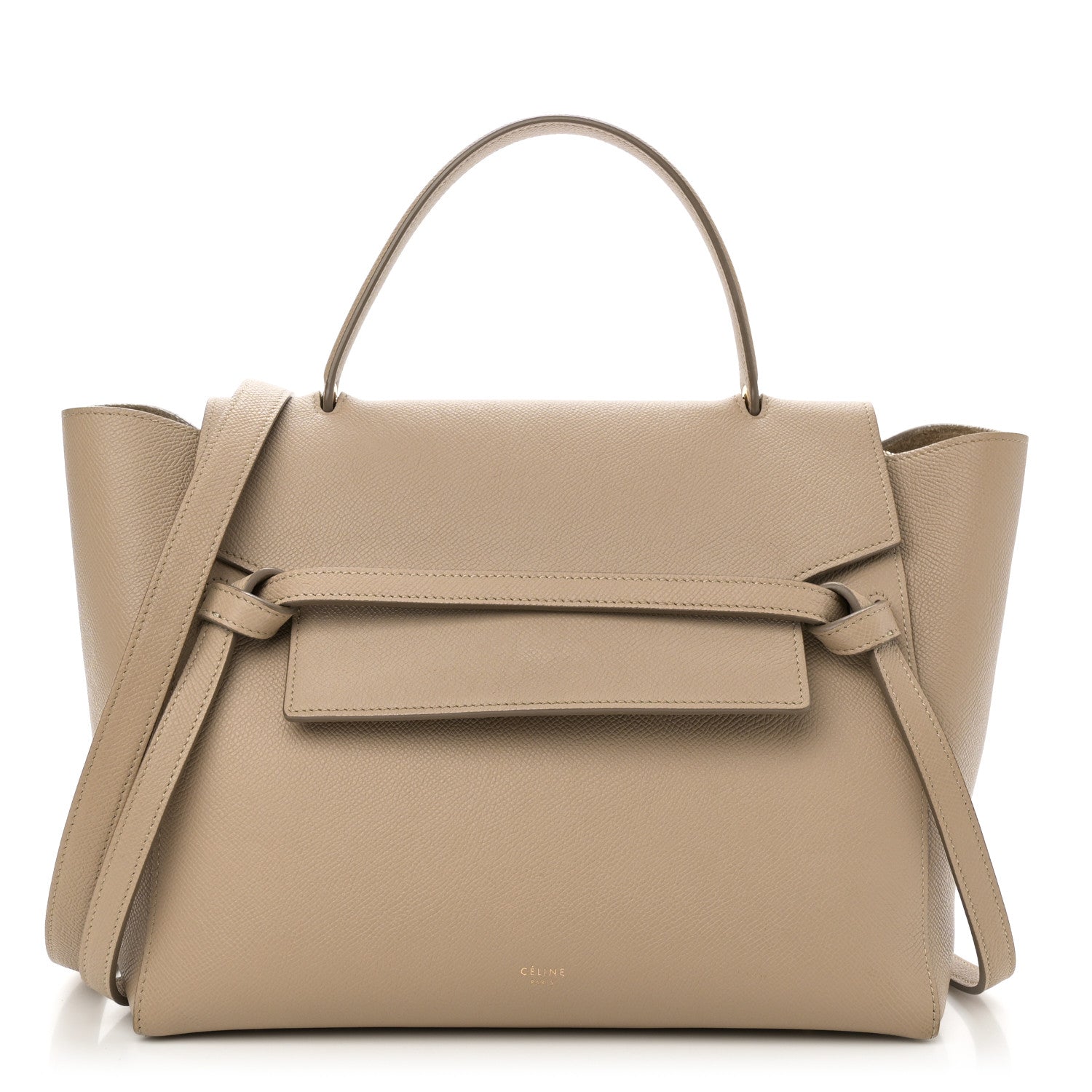 Celine Grained Calfskin Mini Belt Bag Light Taupe 1 of 10