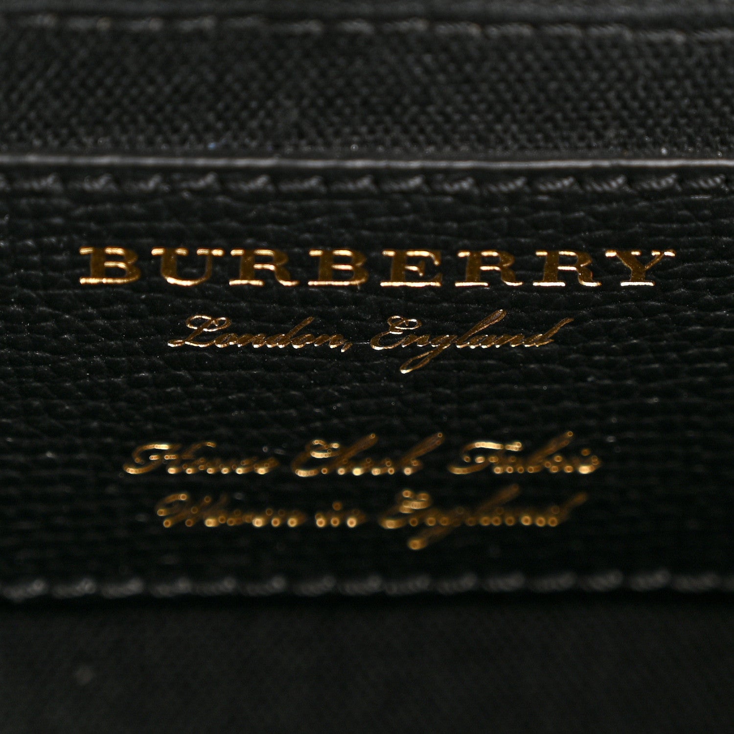 Burberry Derby Calfskin House Check Medium Banner Tote Black 6 of 15