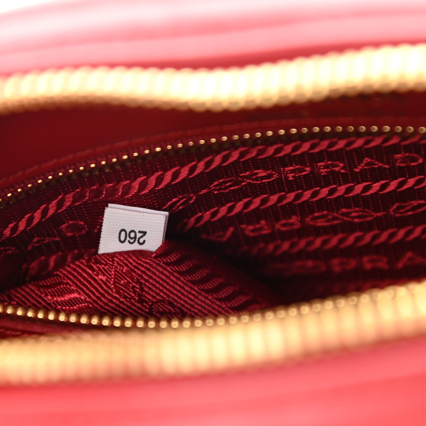 Soft Calfskin Diagramme Camera Bag Rosso