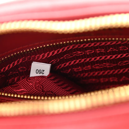 Prada Soft Calfskin Diagramme Camera Bag Rosso 7 of 9
