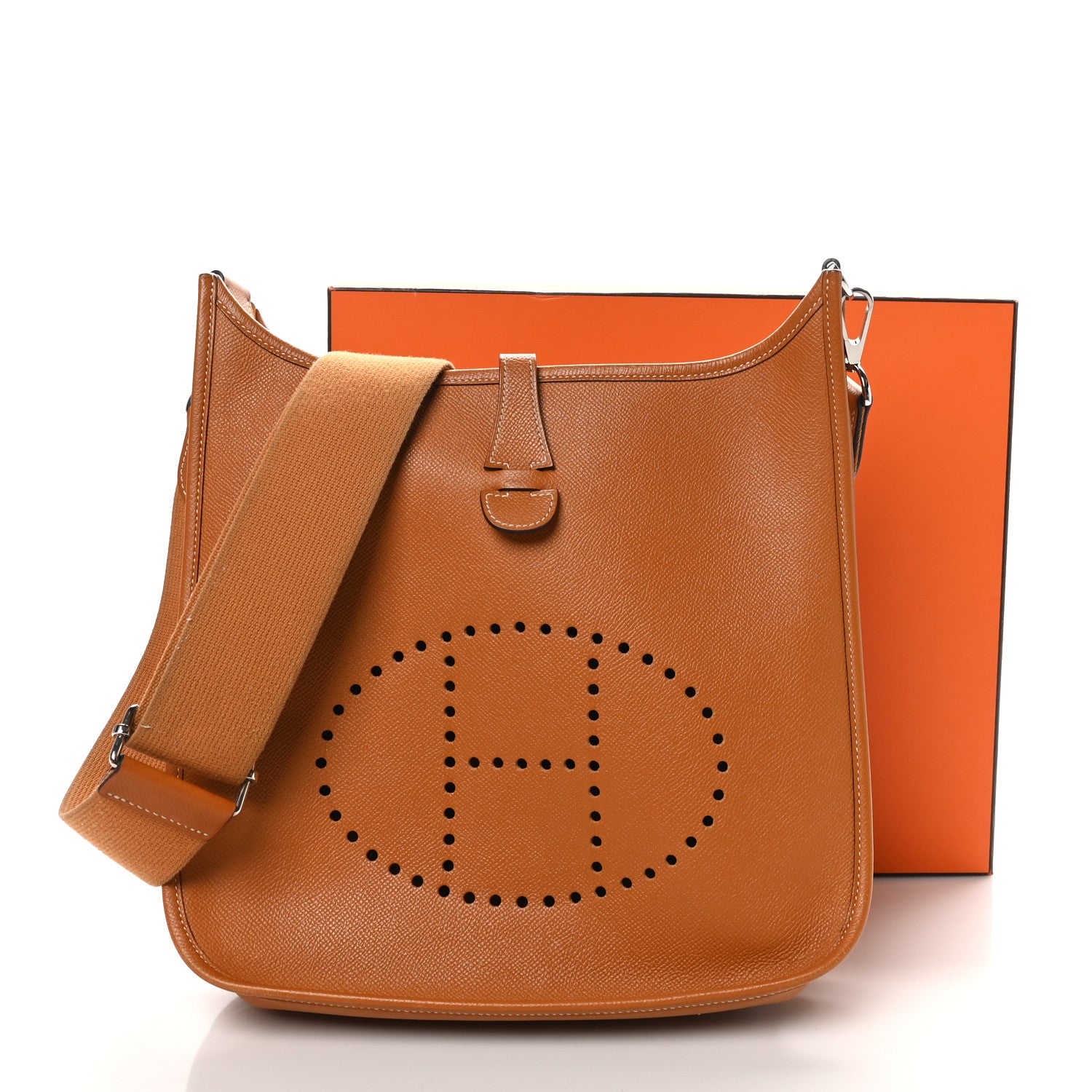Hermes Epsom Evelyne III PM Toffee 12 of 12