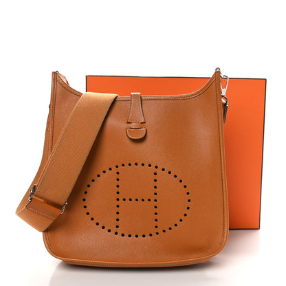 Hermes Epsom Evelyne III PM Toffee 12 of 12