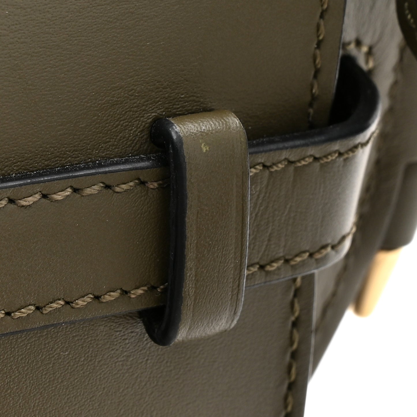 Calfskin Jacquard Mini Gate Dual Bag Autumn Green