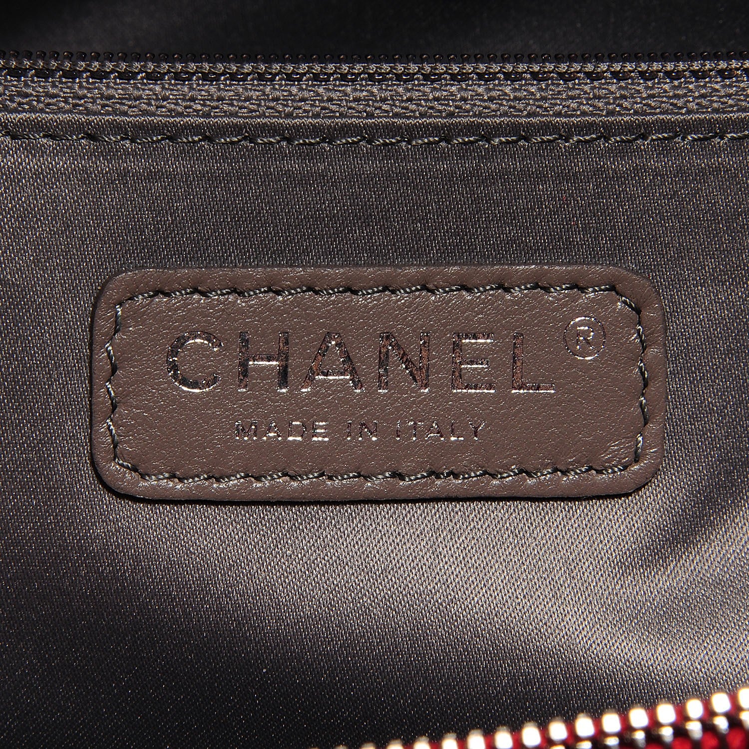 Chanel Caviar Quilted Grand Shopping Tote GST Red 6 of 7