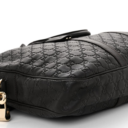 Gucci Guccissima Signature Briefcase Black 8 of 9