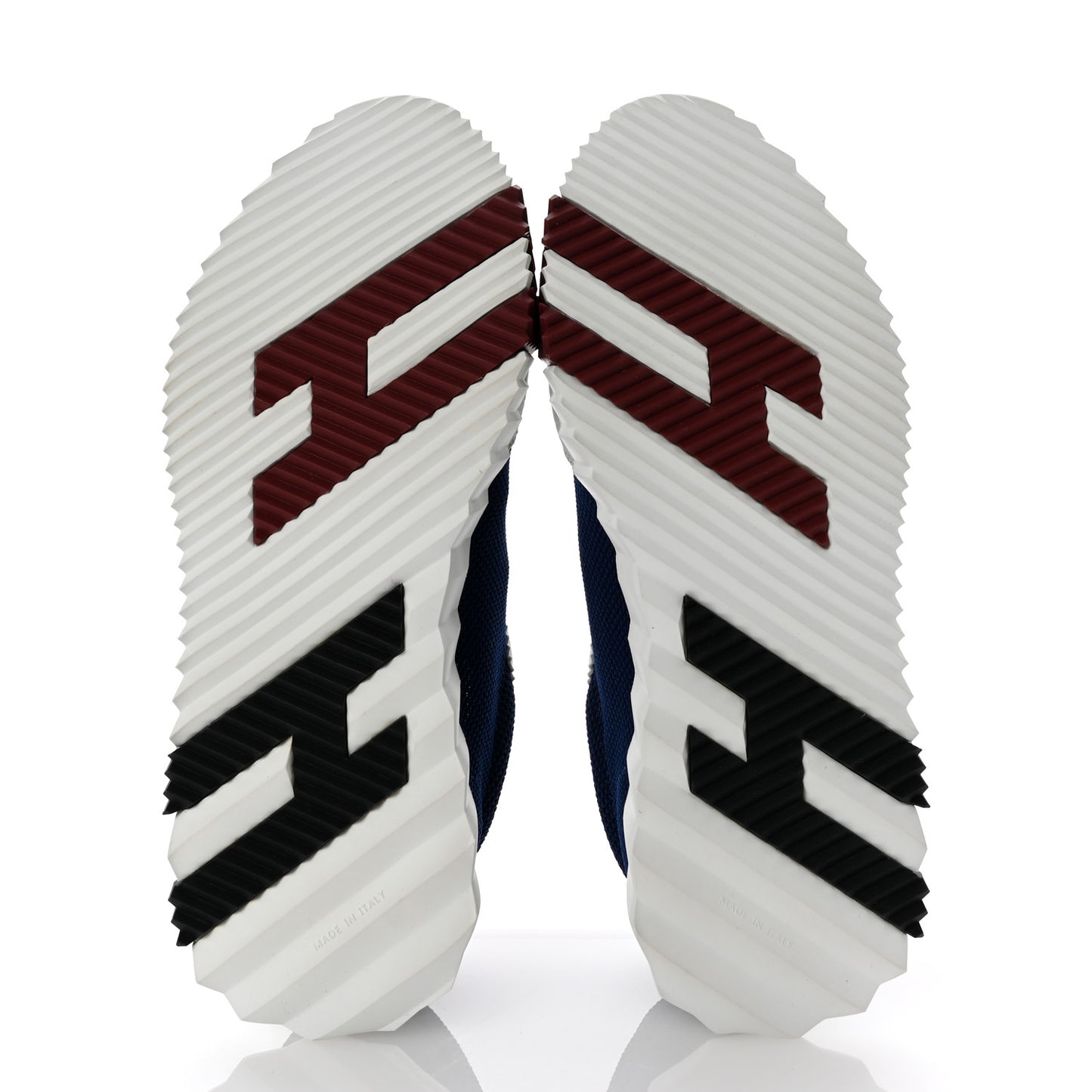 Air Mesh Suede Goatskin Bouncing Sneakers 40 Marine Multicolor