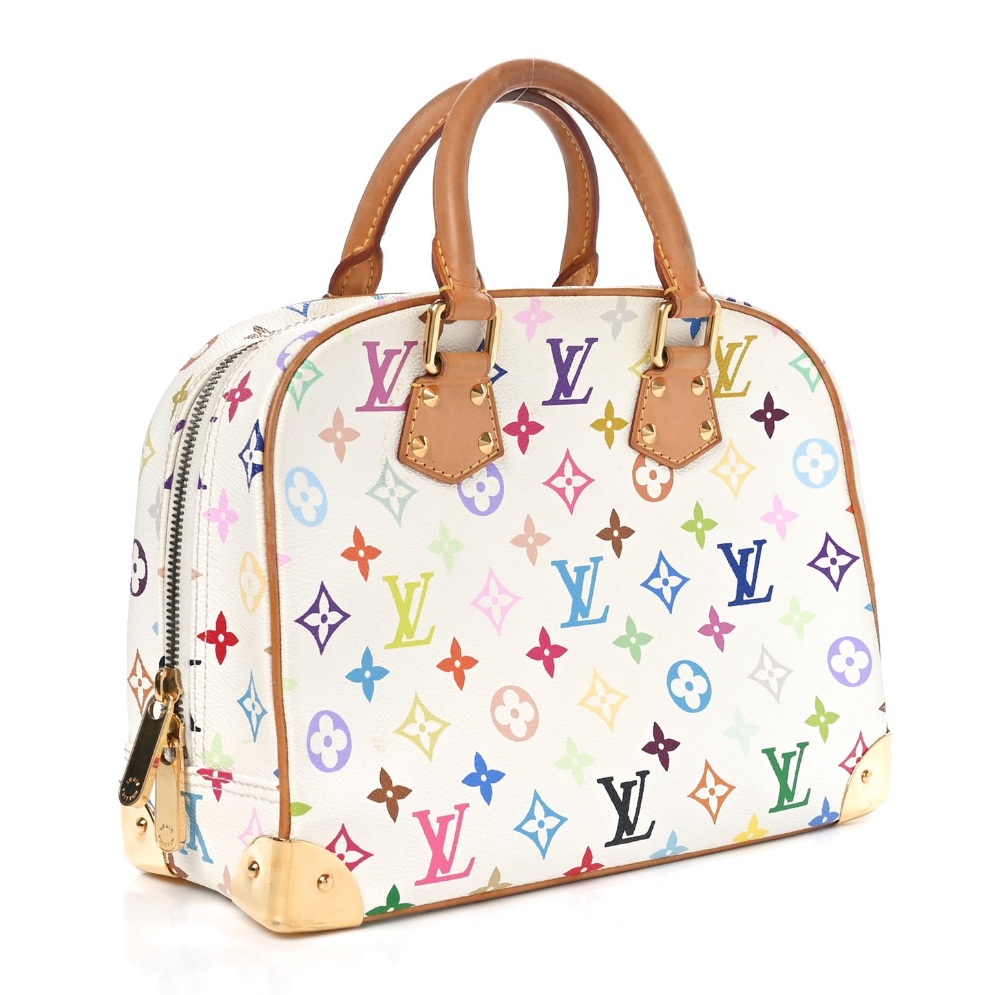 Monogram Multicolor Trouville White