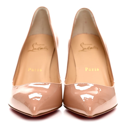 Christian Louboutin Patent Pigalle Follies 85mm Pumps 35 Nude 3 of 12