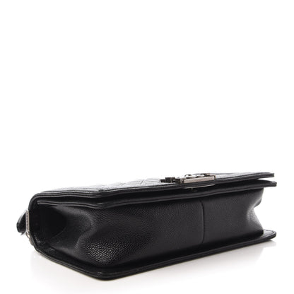 Chanel Caviar Quilted Medium Boy Flap Black 4 of 10