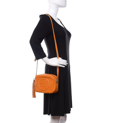 Gucci Pebbled Calfskin Small Soho Disco Bag Curcuma 2 of 10