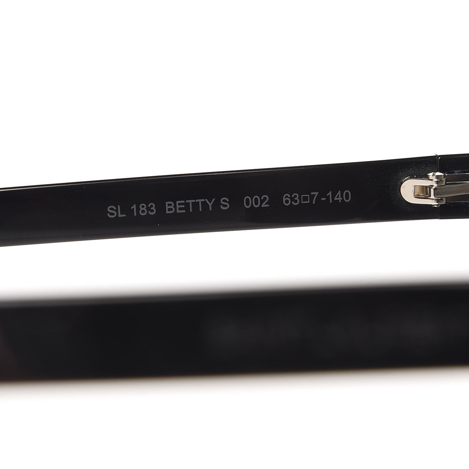 Saint Laurent Acetate Betty Sunglasses SL183 Black 5 of 7