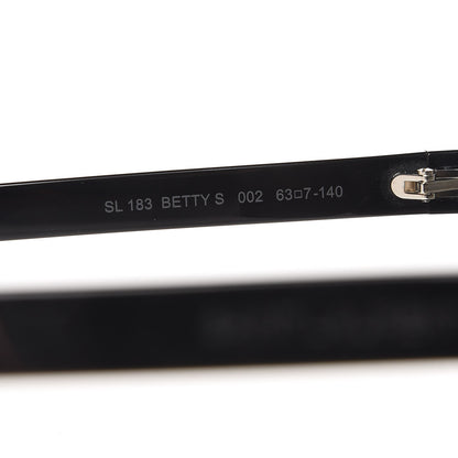 Saint Laurent Acetate Betty Sunglasses SL183 Black 5 of 7