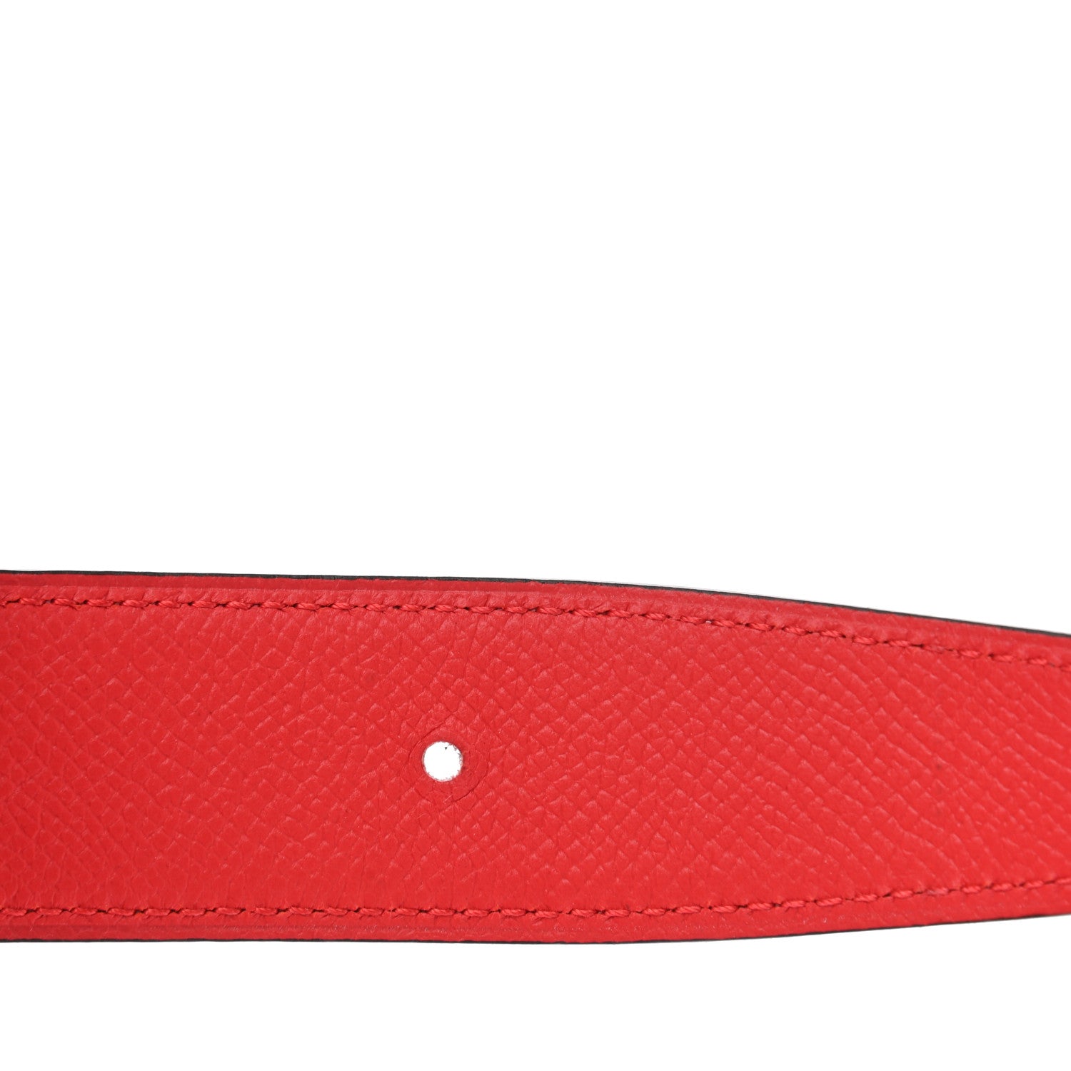 Hermes Epsom 32mm H Belt 95 Rose Confetti Rouge Tomate 6 of 8