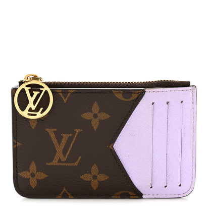 Louis Vuitton Monogram Zipped Romy Card Holder Bubble Tea 1 of 10
