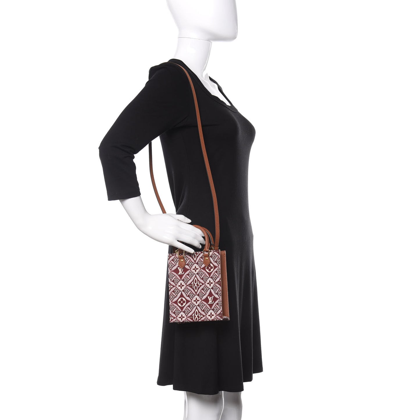 Jacquard Since 1854 Petit Sac Plat Bordeaux