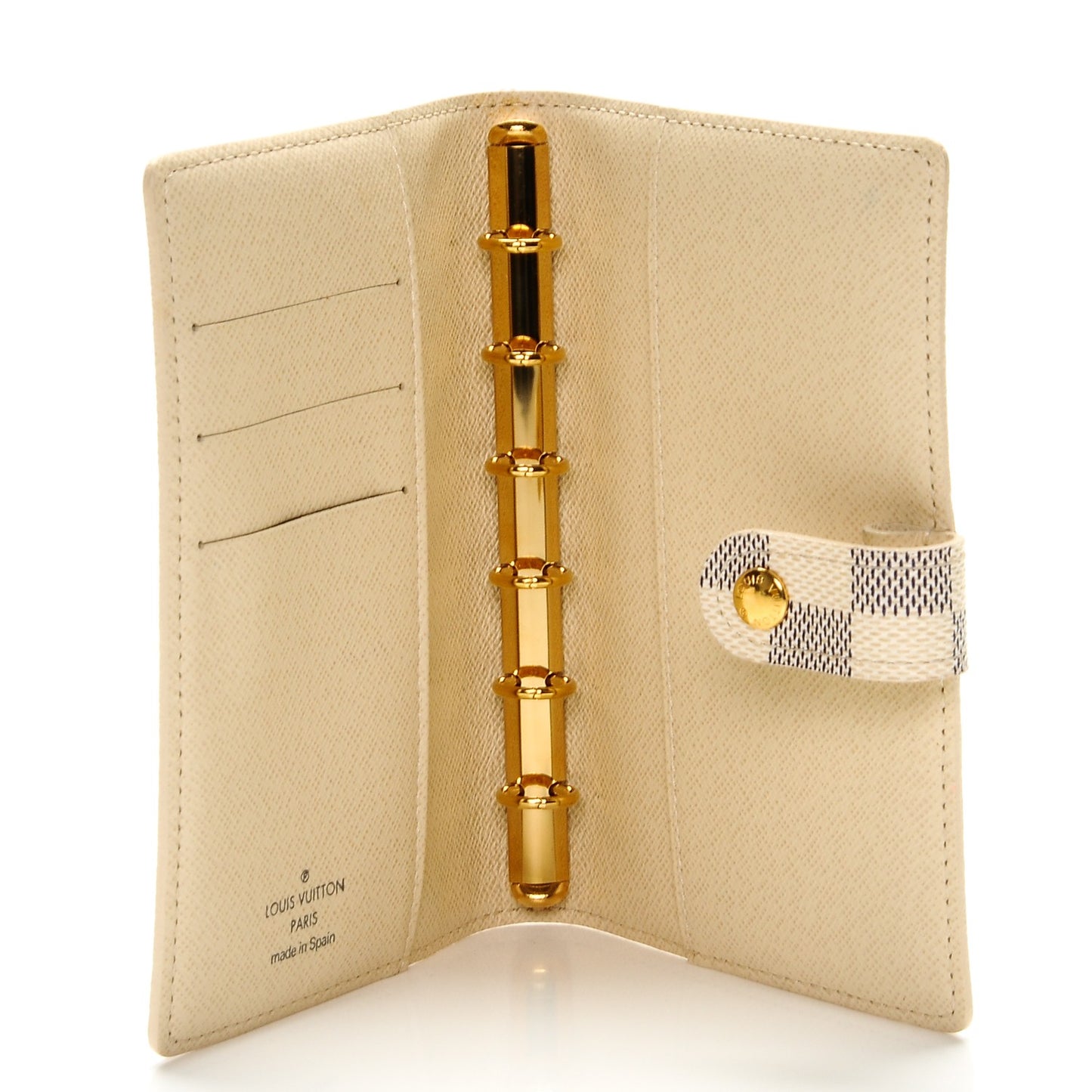 Damier Azur Small Ring Agenda Cover