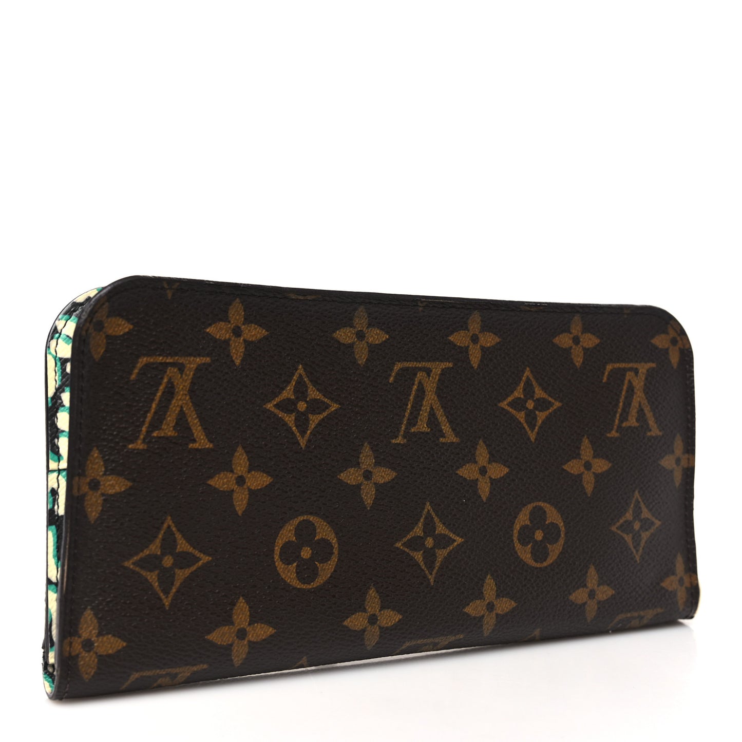 Monogram Leopard Insolite Wallet Blue Infini