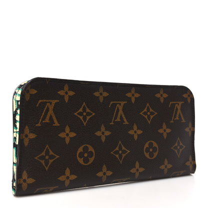 Louis Vuitton Monogram Leopard Insolite Wallet Blue Infini 3 of 7