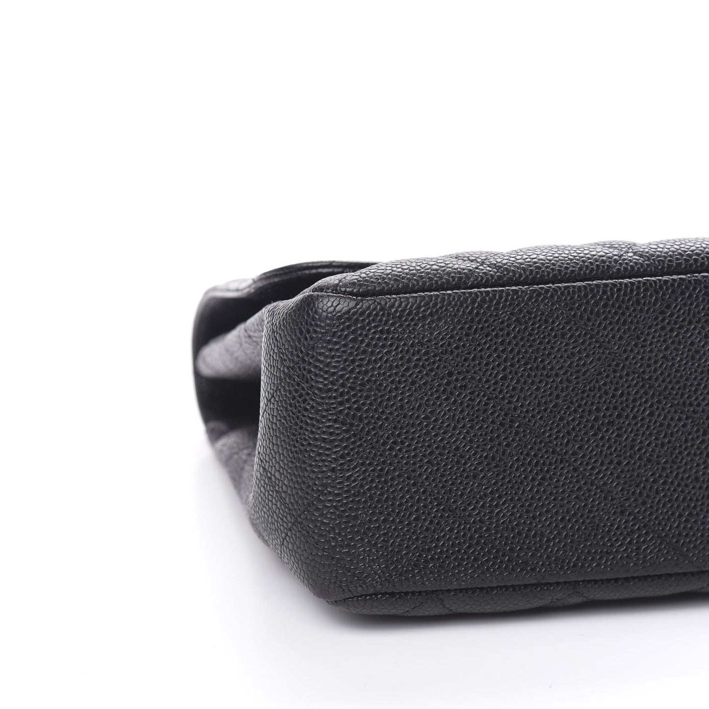Caviar Quilted Jumbo Single Flap Black