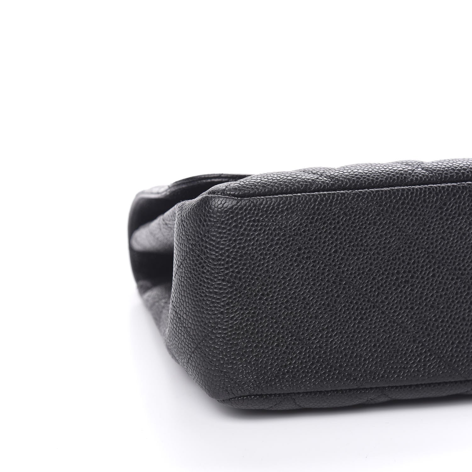 Chanel Caviar Quilted Jumbo Single Flap Black 9 of 11