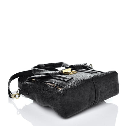 3.1 Phillip Lim Textured Calfskin Mini Pashli Satchel Black 4 of 9