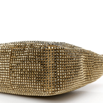 Saint Laurent Satin Crystal Baby Le 5 A 7 Supple Hobo Astres 10 of 10