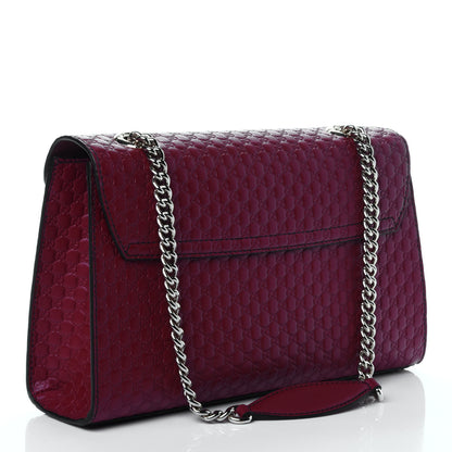 Gucci Microguccissima Medium Emily Chain Shoulder Bag Red 2 of 4