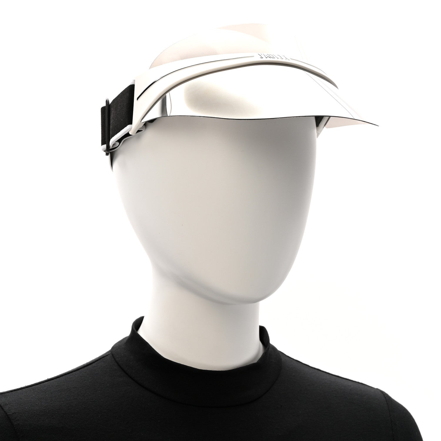 Christian Dior Mirrored DiorClub1 Sun Visor Silver 2 of 8