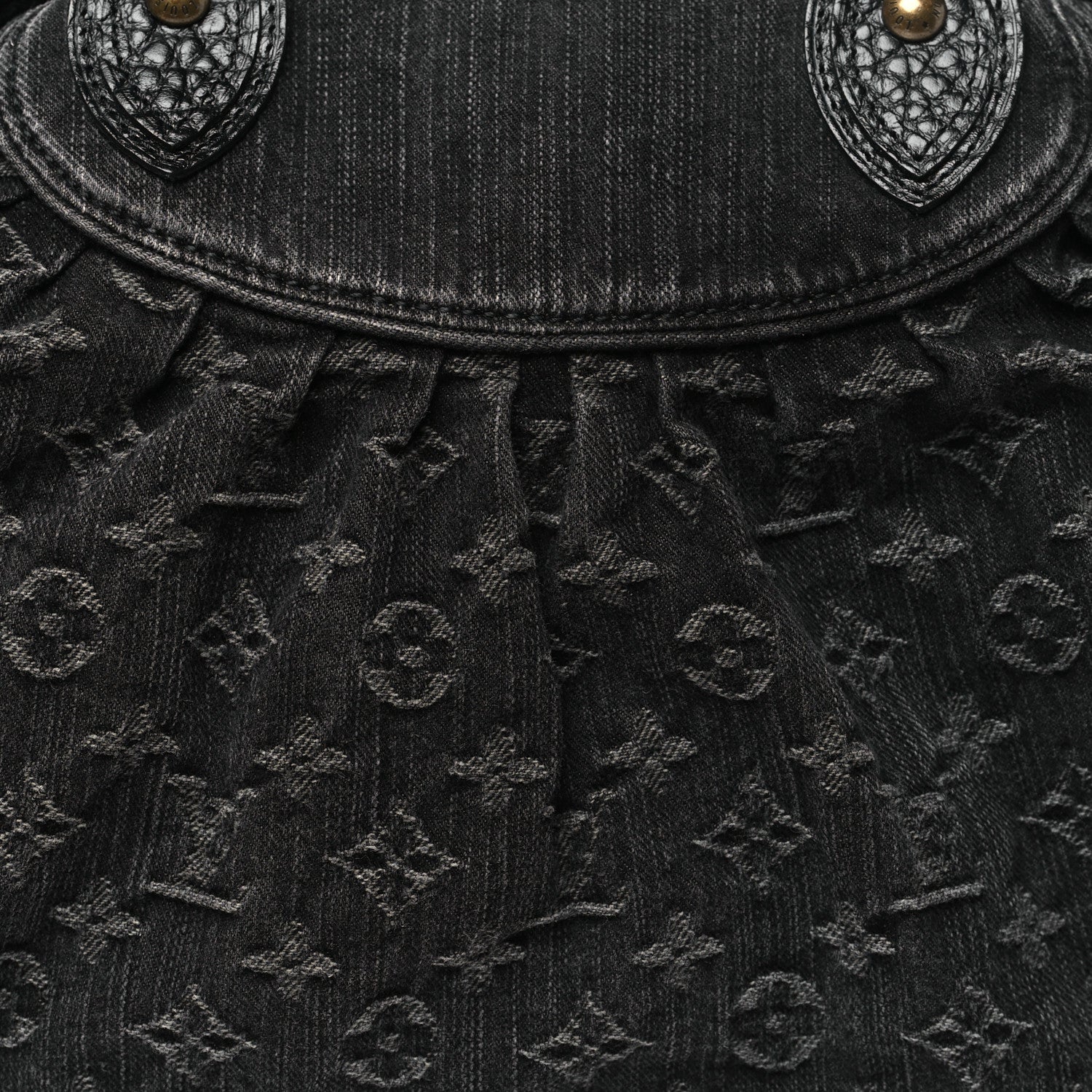 Louis Vuitton Denim Neo Cabby MM Black 7 of 9